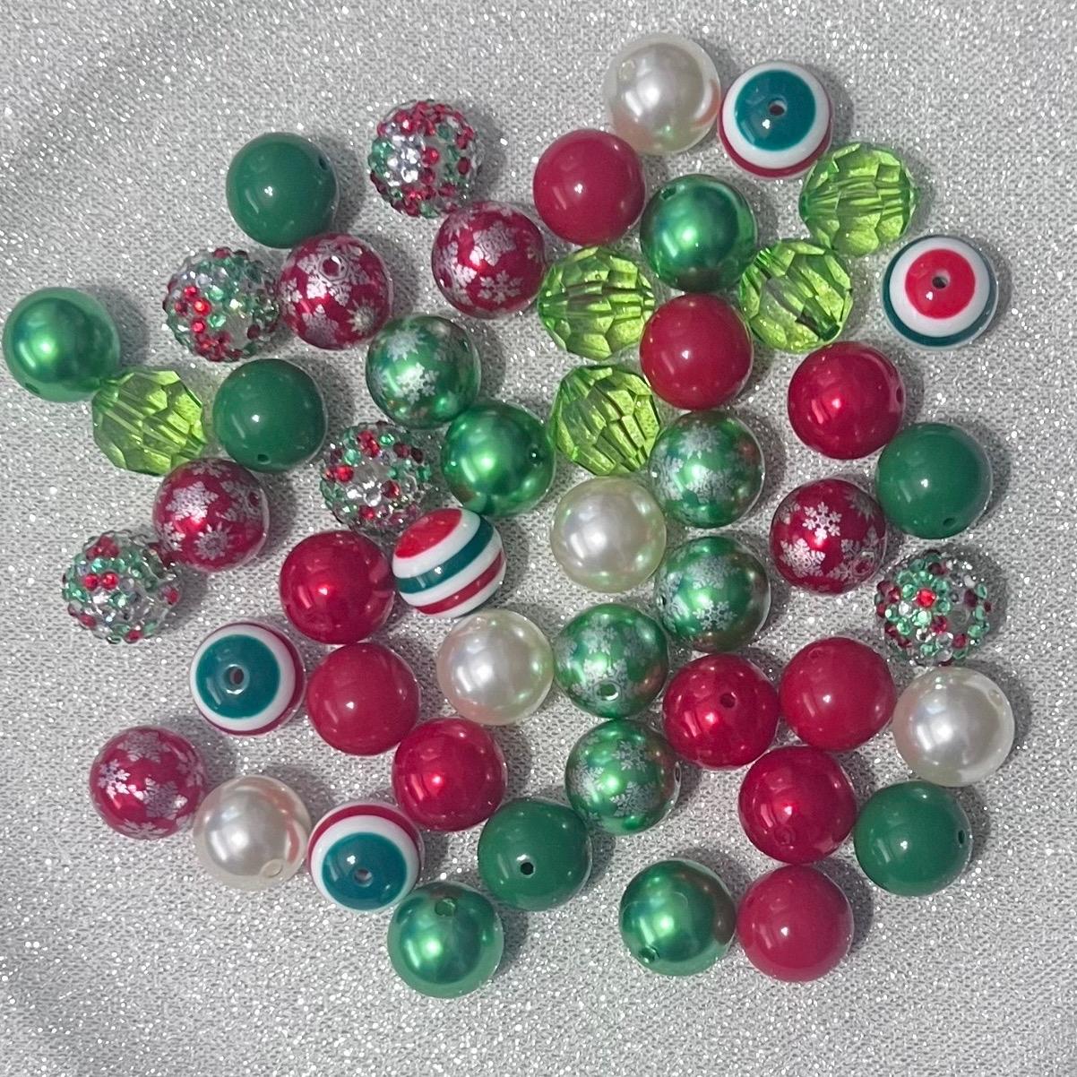 Acrylic Christmas Beads