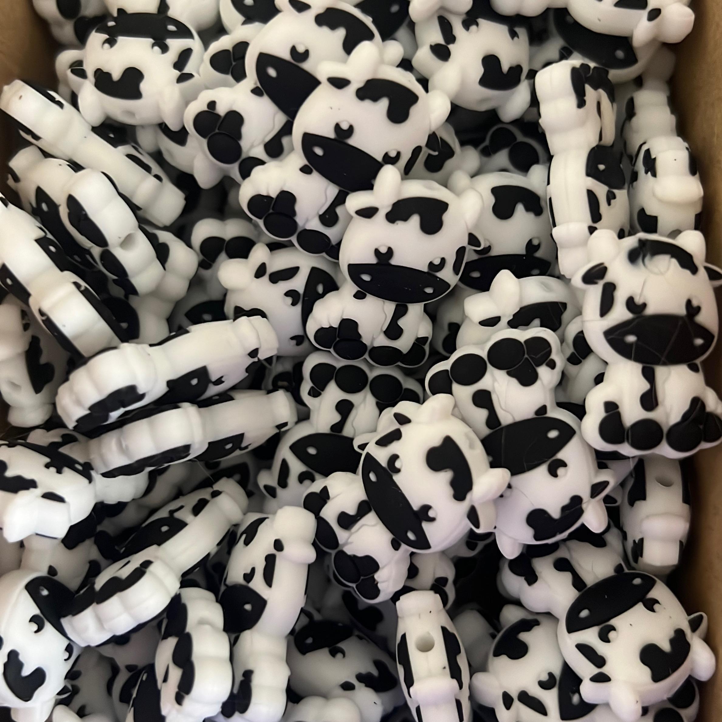 silicone cow beads