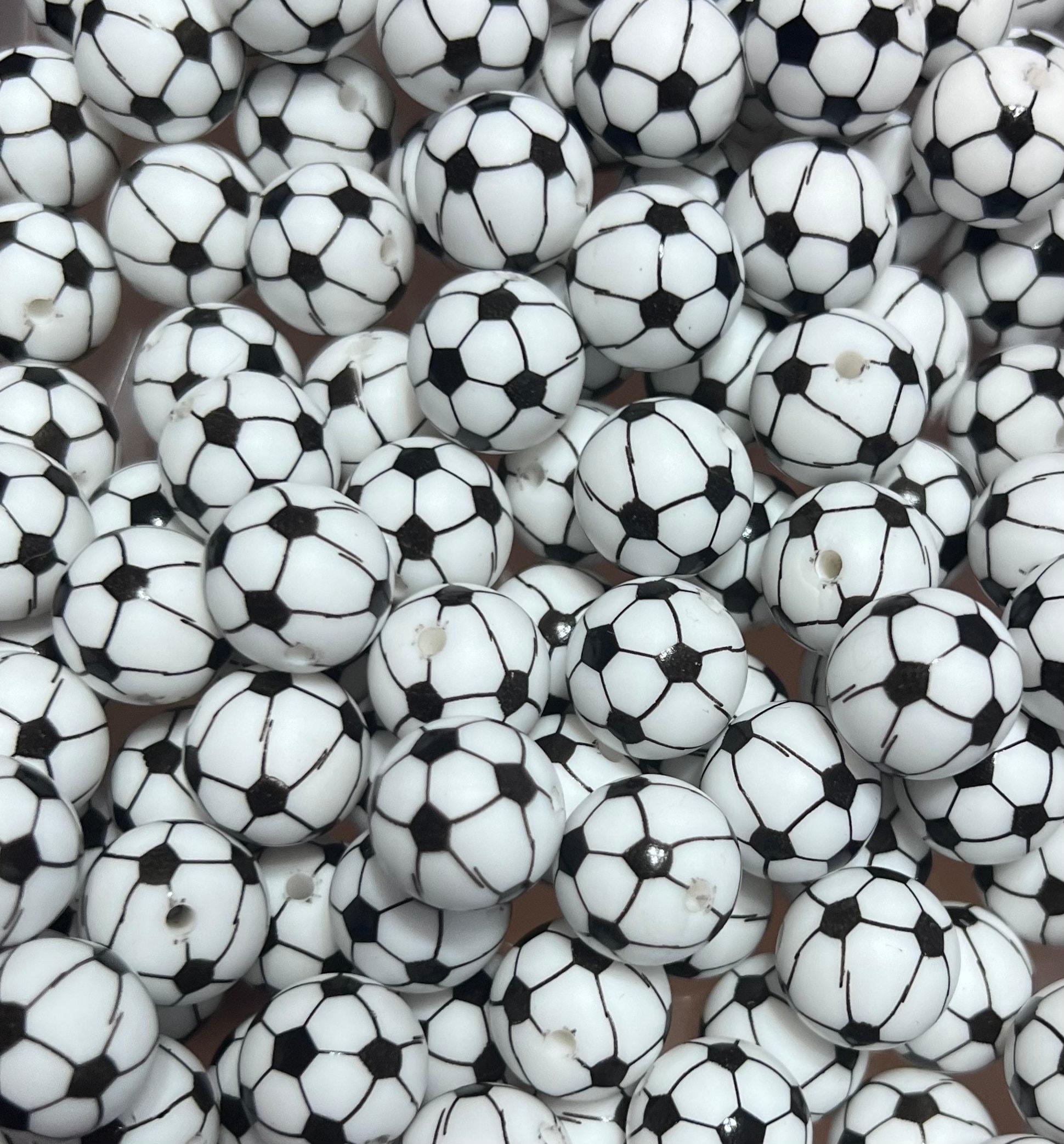 15mm Soccer ball beads