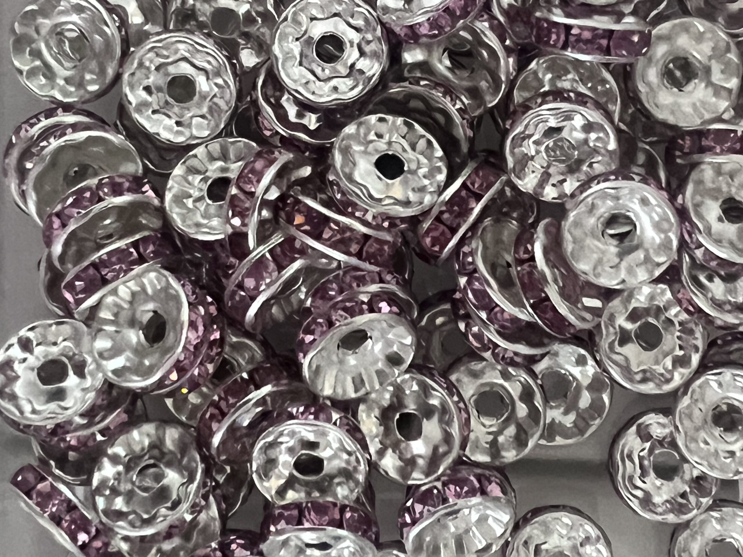 Small Cute Pink spacer Beads For Bracelet Pendant for Stunning Jewelry