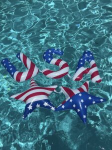 20 Labor Day Party Ideas: Hosting Essentials, Decor, Recipes & Pool Party Fun 14 usa pool floats